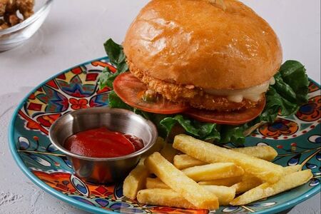 Мини-бургер с курочкой