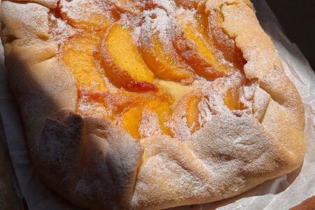 Галета с персиками 