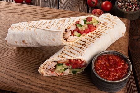 Шаверма с аджикой