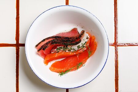 Три текстуры рыбы