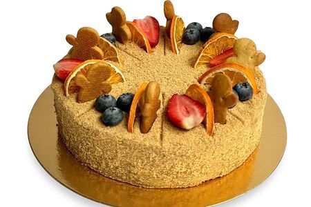 Медовик с заварным кремом