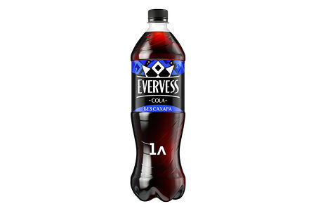 Эвервесс Кола без сахара 1 л