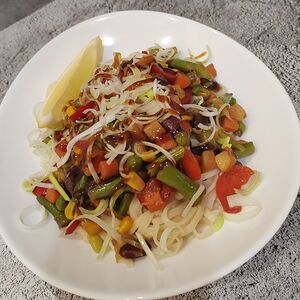 Паста с овощами