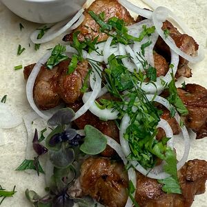 Шашлык из свиной корейки 