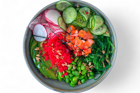 Поке с лососем