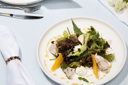 Салат с пастрами из индейки