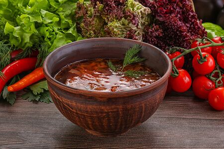 Борщ с говядиной