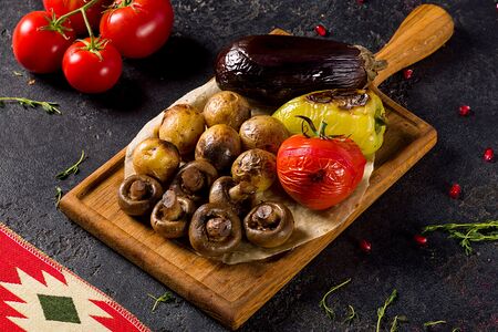 Ассорти овощей на мангале