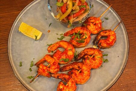 Креветки Тандури