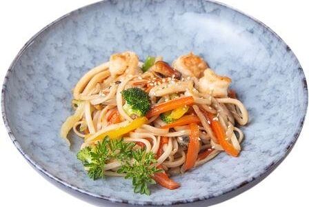 Лапша сифудо удон ясай яки