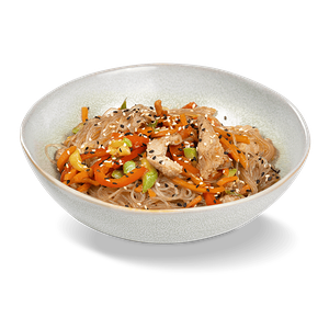 Острая Фунчоза со свининой и овощами