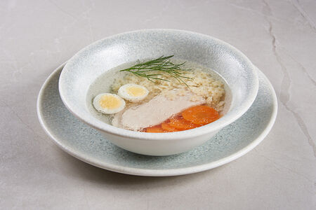 Куриный суп со звездочками