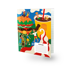 Тетрадь со стикерами