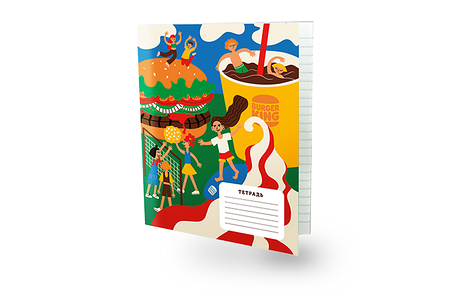 Тетрадь со стикерами