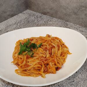 Паста с беконом