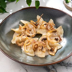Вареники с картошкой и трюфелем