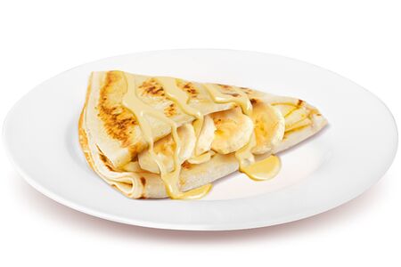 Блин банан и сгущенка