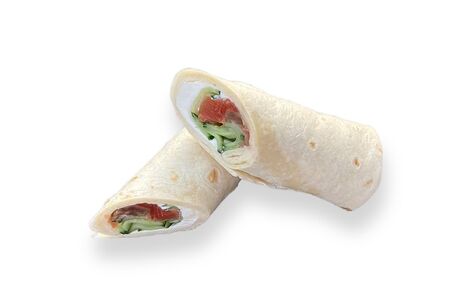 Сэндвич-ролл с лососем 