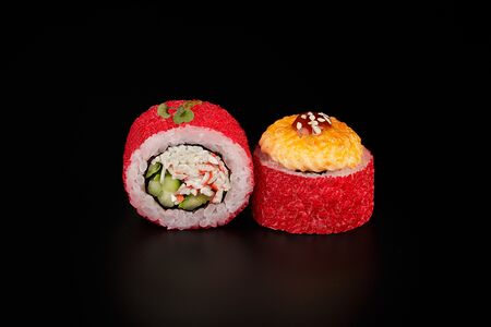 Запечённая Калифорния с крабом