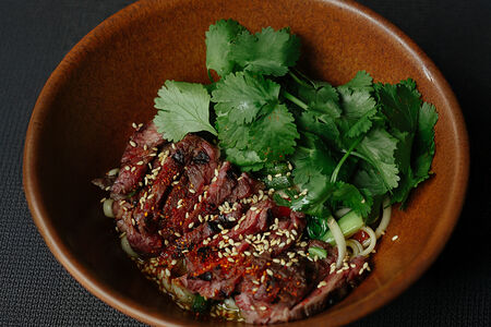 Удон с говядиной