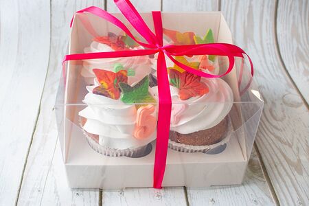 Капкейк творожный (4 шт.) в упаковке