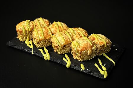 Запеченный с курицей