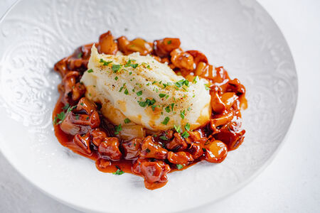 Грибное рагу с лисичками 