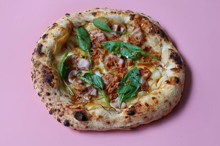 Пицца Михаил Овсянников Кофейня №3 Копчёная утка-груша-кофейная глазурь