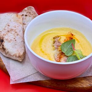 Сырный суп с беконом