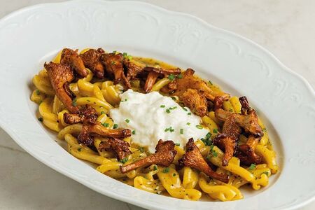 Казаречче с лисичками