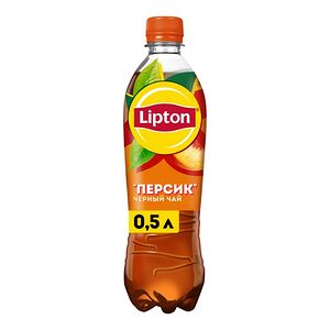 Чай Lipton черный со вкусом персика