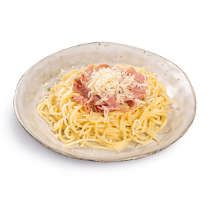 Спагетти С ветчиной и сыром