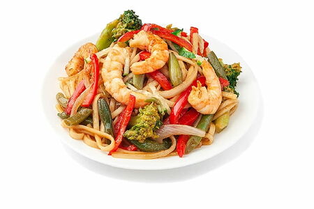 Удон с Морепродуктами