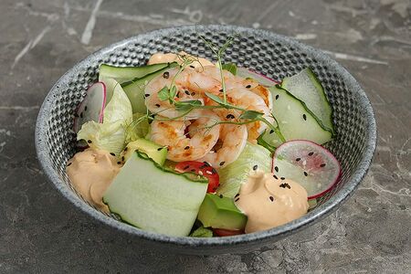 Салат Азиатский с креветкой