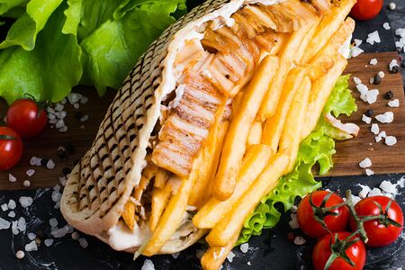 Гирос с курицей