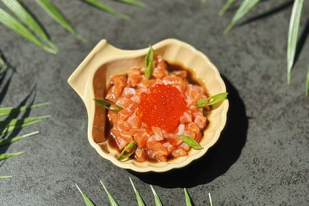 Тартар с лососем