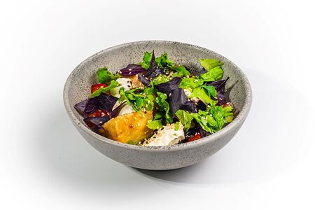 Салат с баклажанами и сливочным сыром