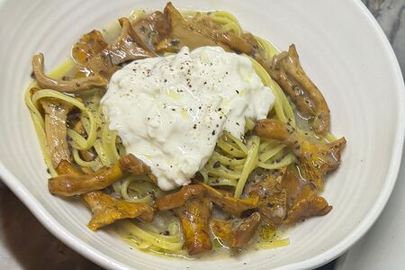 Итальянские инвестиции - паста с лисичками и страчателлой