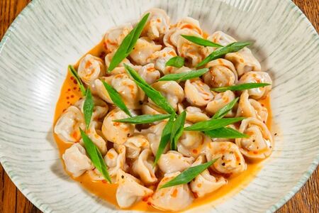 Мини-квеври в сливочно-перечном соусе