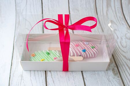 Пирожное Эскимо в праздничной упаковке