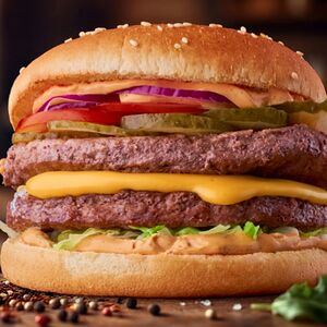 Двойной гриль-бургер