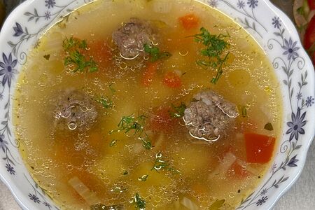 Суп с фрикадельками
