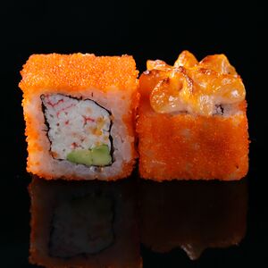 Запеченный ролл Калифорния фурай