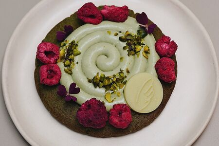 Печенье Матча - малина