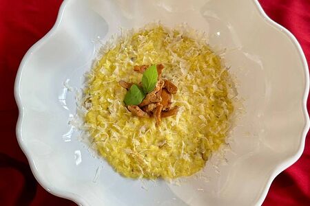 Ризотто с лисичками