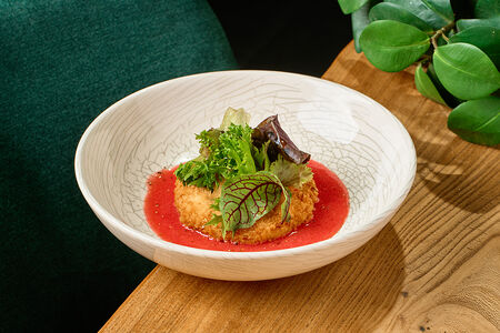 Крабкейк с томатным соусом