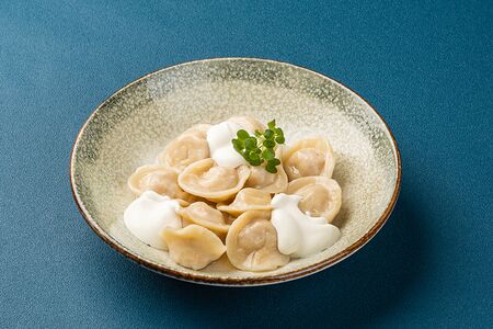 Пельмени с курицей отварные