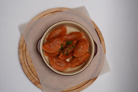 Вареники с капустой и грибами 