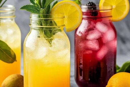 Лимонад Ежевика и личи