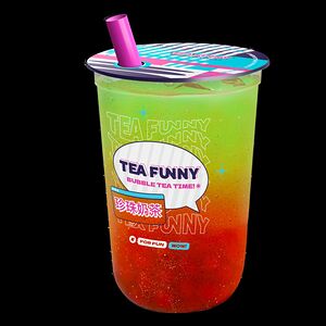 Чай фруктовый Матча-Киви с шариками вишня S